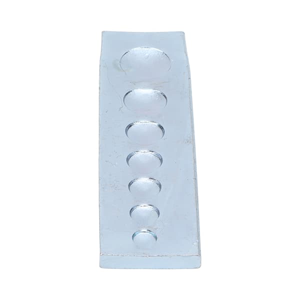 Rivet Setter Base Gjenbrukbar 7 i 1 45 Stål Metall Rivet Base Snap Button Press Stanseverktøy