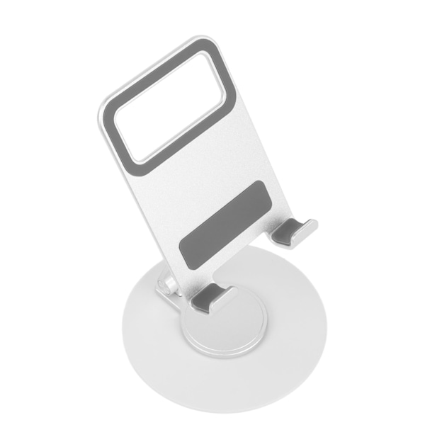 Mobiltelefonställ Aluminiumlegering 360 Graders Rotation Justerbar Skrivbordsdockningshållare för Hem Sovsal Kontor
