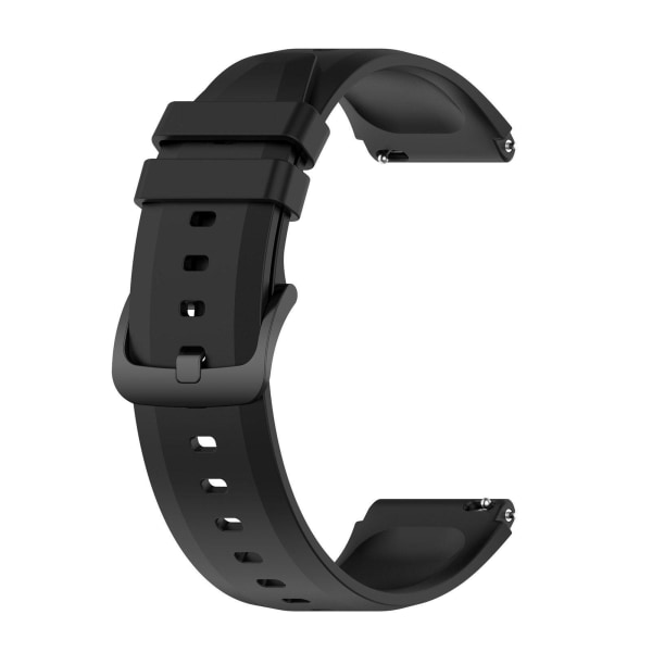 22MM Silikonerem - Sort til Xiaomi Watch S1 /MI Watch Sport/Garmin Venu 2/Huami Amazfit GTR 3
