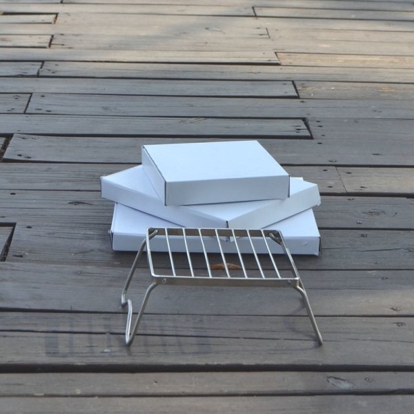 Bærbar grill i rustfrit stål Mini Grill Folding Udendørs Grill