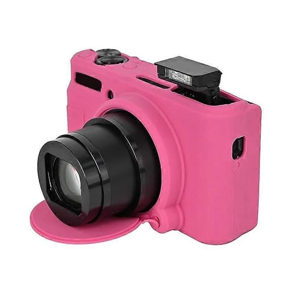 Q4Y Soft Silicone Protective Case for Canon SX740 SX730 Anti-fall d9i Camera Protector - Pink