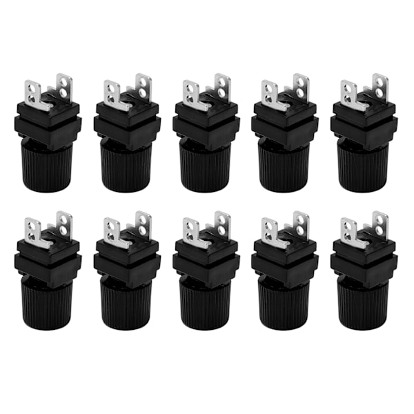10 st Power Terminal 300 till 500W Pure Copper Inverter 13mm Power Supply Terminal M4 Terminal Black