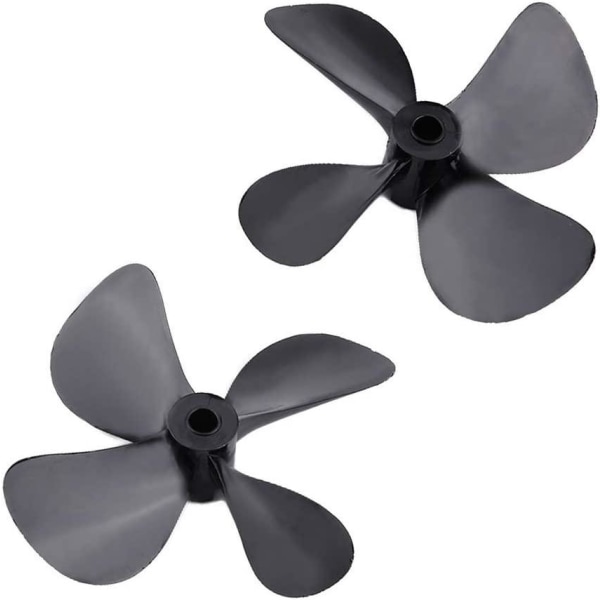 4 blad för RC-båt, 55 mm 4st CW CCW 4-bladig plastpropeller för RC-modellbåt