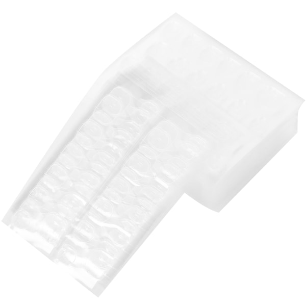 50 ark vandtætte dobbeltsidede falske negle klæbende faner gennemsigtig gel negletape
