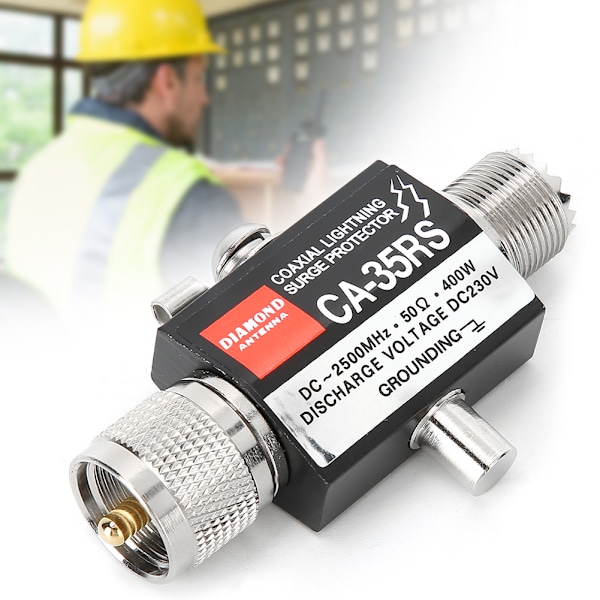 Overspændingsbeskyttelse CA‑35RS Walkie Talkie Antenne Koaksialkabel PL259 SO239