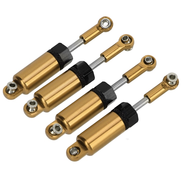 4 kpl/setti Metallinen säädettävä iskunvaimennin MN 1/16 RC-automallille Päivitysosia Kulta