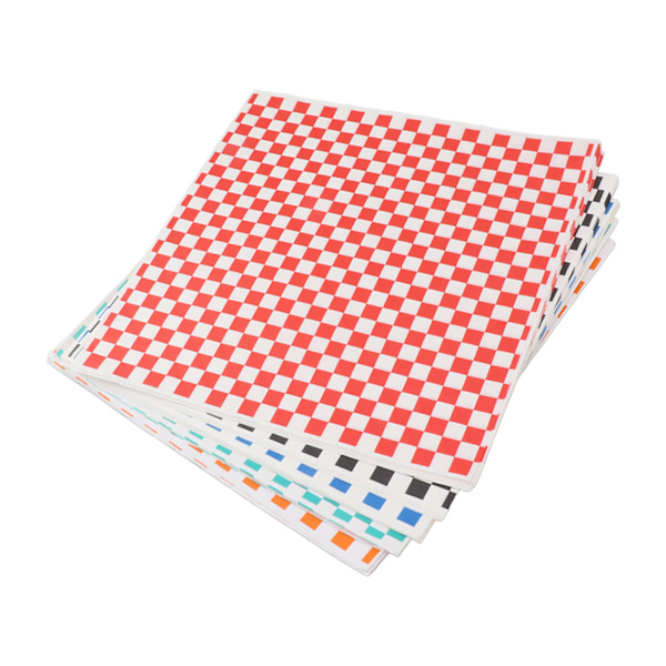 240 ark Checkered Dry Waxed Deli Paper Sheets Grease Resistant Food Basket Liners Deli Wrap Wax Paper Sheets för smörgåsar