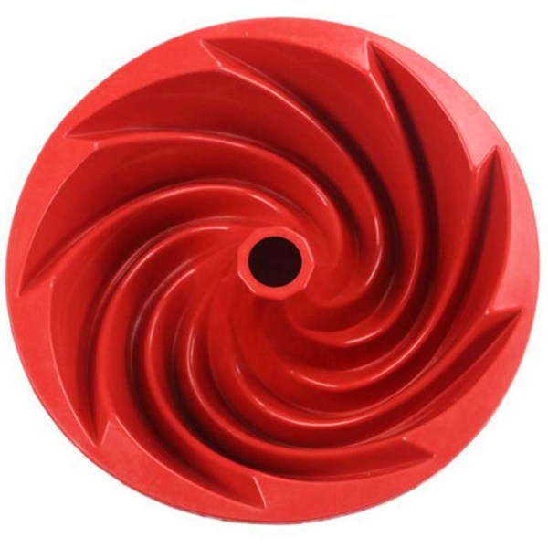 Silikonespiraldesignforme 9 tommer non-stick kageform 3D brød kageform DIY stor bageform bageværktøjer