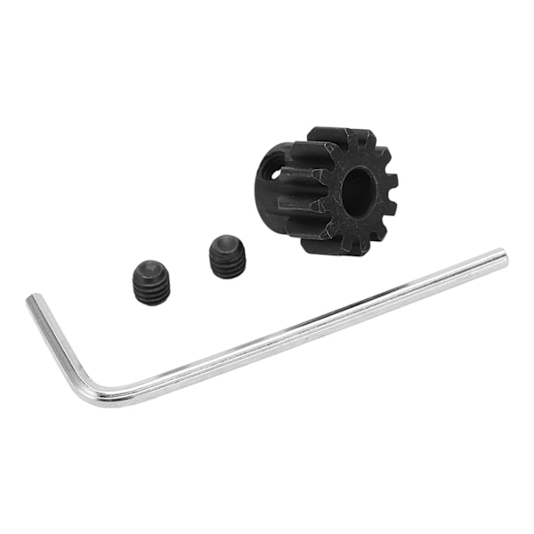 RC Motor Gear 12T Stålmotor Pinion 1.0M för LOSI Lasernut U4 Tenacity 1/10 modell bil 5mm axelmotor