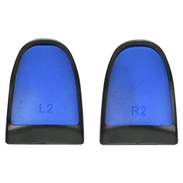 L2 R2 Forlængede Greb Blød Berøring Controller Forlængere Knapper Forlænger Aftrækker til PS4 (Blå)