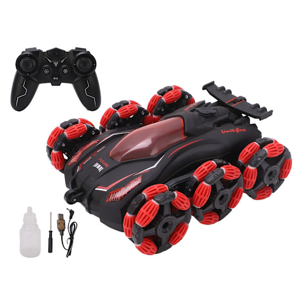 RC-temppua 360 asteen kierto 4-pyöräveto 2.4GHz kaukosäädin Drift-auto valosuihkulla yli 6-vuotiaille