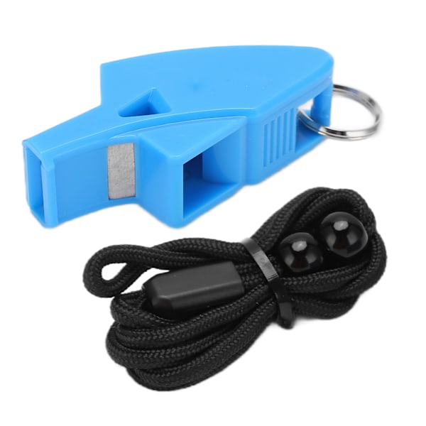 Domare Dolphin Whistle Robust Slitstark Rounding Crisp Portable Sound Whistle för tävlingarBlå