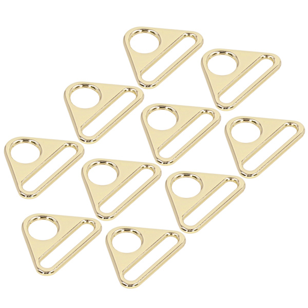 10 stk. Justerbart spænde 38 mm Zinklegering Materiale Multi Purpose Letvægts Bærbar Bagage Tilbehør Lys Gylden