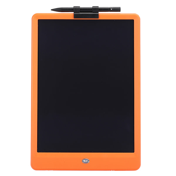 10 tuuman LCD-kirjoitusalusta lapsille, kevyt, elektroninen piirustustaulu, korkea kirkkaus, paksu, värikäs käsiala, oranssi