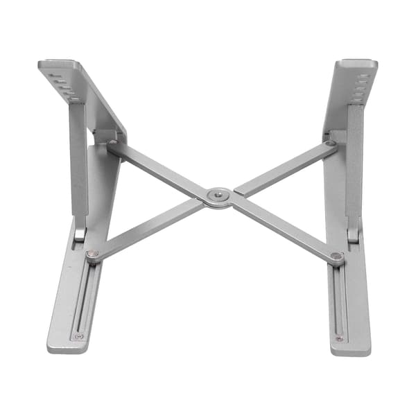 Bärbart hopfällbart laptopställ i aluminiumlegering, datorställ, kylställ, silver