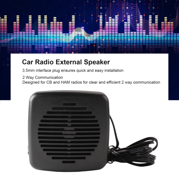 Bærbar 5W bilradio ekstern høyttaler med klar stemme for Motorola MotoTRBO