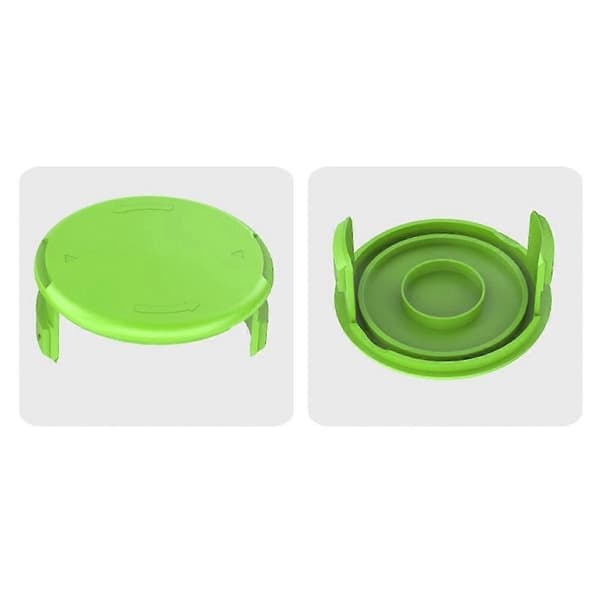 2 pcs Plastic Spool Cap for Greenworks 21272/21212 Lawn Mower Replacement Part, 3410468
