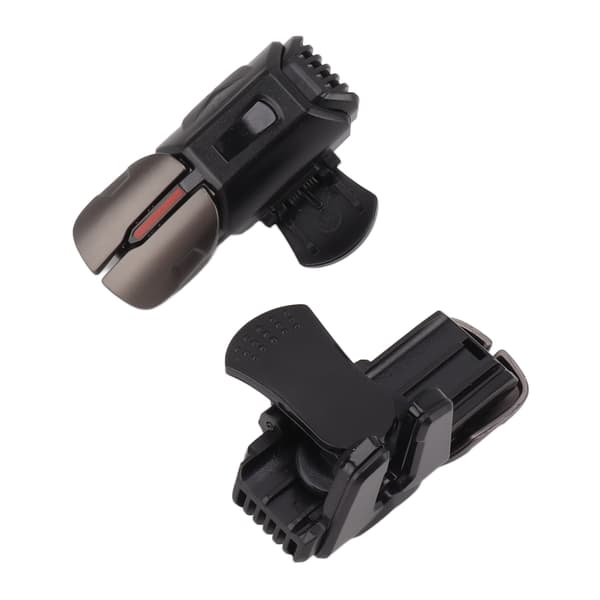 Mobil Gaming Trigger 6 Finger Linkage Spilcontroller til Telefoner Sensitive Mobile Triggere Spil Trigger Alloy Sort