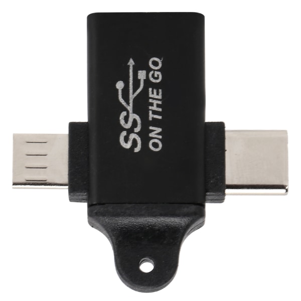 2 in 1 OTG Converter USB 3.0 - Micro USB ja Type C -sovitin tukee nopeaa datasynkronointia