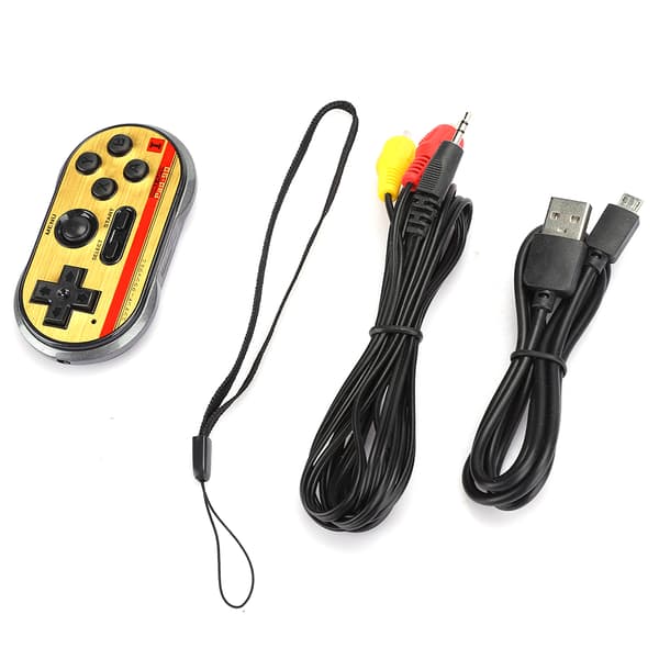 260 i 1 Klassisk Spillekonsol Mini Håndholdt Gamepad Gaming Controller Sort til TV Sort