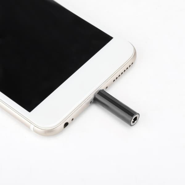 3,5 mm lydstik-konverteradapter til iPhone-seriens mobiltelefon (sort)