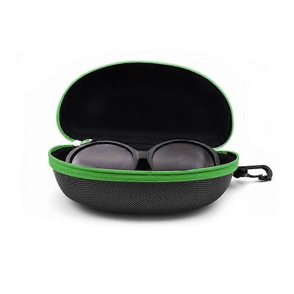 Hard Shell Zippered Sunglasses Case Portable Eyeglasses Pouch