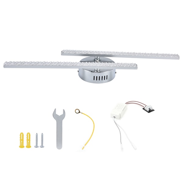 LED-taklampa, nordisk modern remsa takarmatur för vardagsrum, sovrum, matsal, AC85-265V, varmt ljus