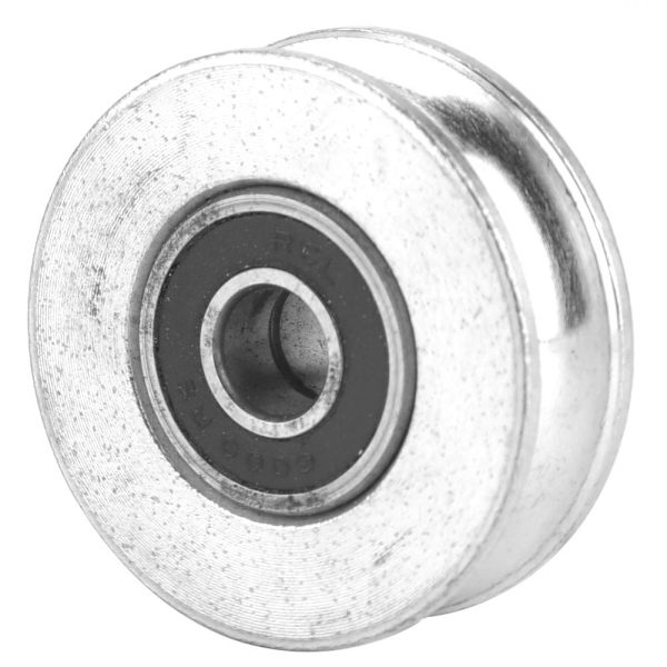 Kestävä laakeripyörä teräsvaijerille nosto-ohjaimeen (48mm)