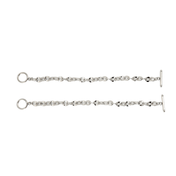 2 stk. Simple Armbånd Titanium Stål Unikt OT Spænde Design Klassiske Udsøgte Smykkearmbånd til Kvinder
