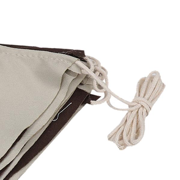Utomhus Vimpelflaggor Banner Canvas Sträng Triangulära Flaggor för Festfirande Campingtält Butiker Dekorationer 4m 16st