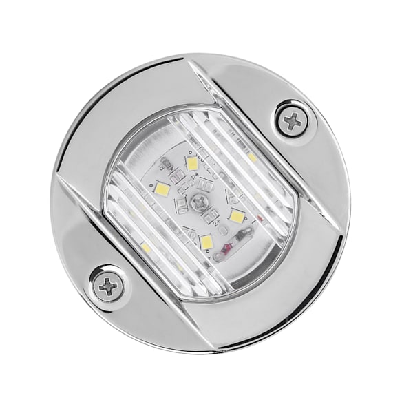 12V Marine Bådsag White LED Rustfrit Stål Vandafvisende Anker Stern Navigationslys