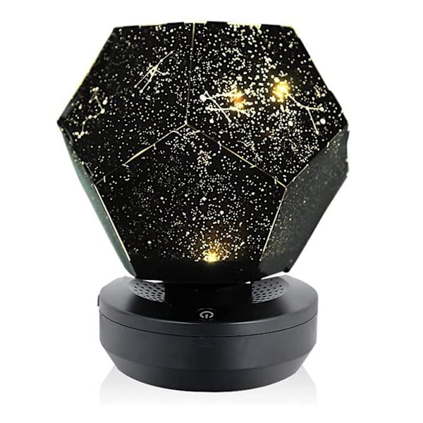 Stjärnhimmel Projektionslampa Hem Planetarium Projektor Nattljus Galaxy 3D-lampa för barns sovrum
