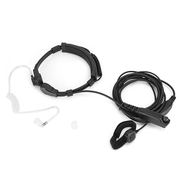 STP9000 Skalbart Halsmikrofon Vibrations WalkieTalkie Headset Radio Monitor Hörsnäcka