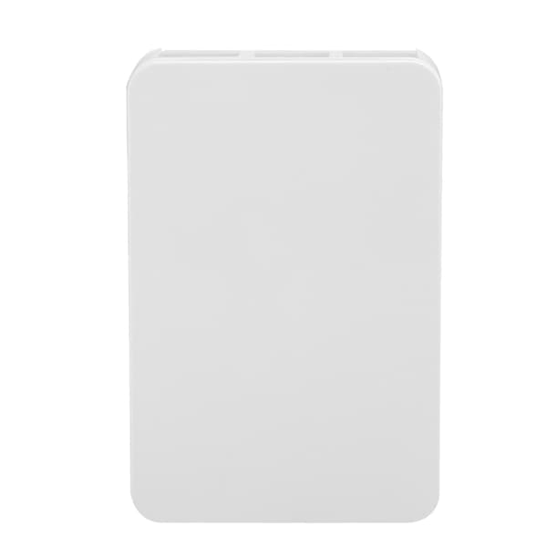 ABS Kabinet 3 stk. Køleplader Kabinetboks Passer til Raspberry Pi 4 Sort Hvid Transparent (Hvid)