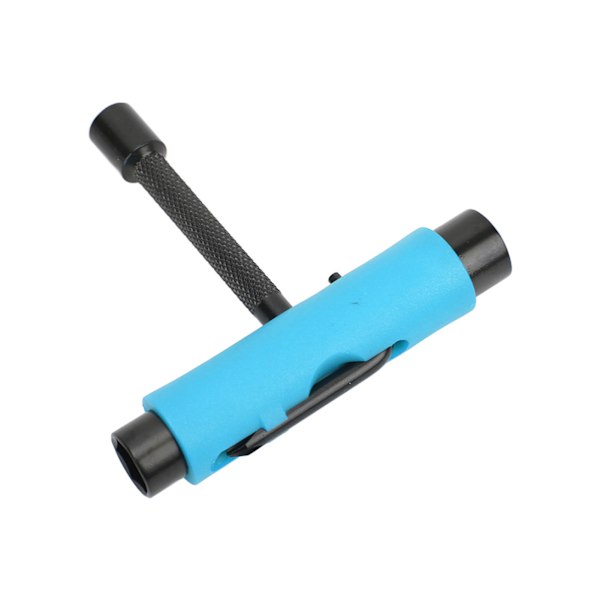 Skateboard-nøkkel 3 hull T-formet L-formet glideplate Vedlikeholdsnøkkel for skateboard Blå
