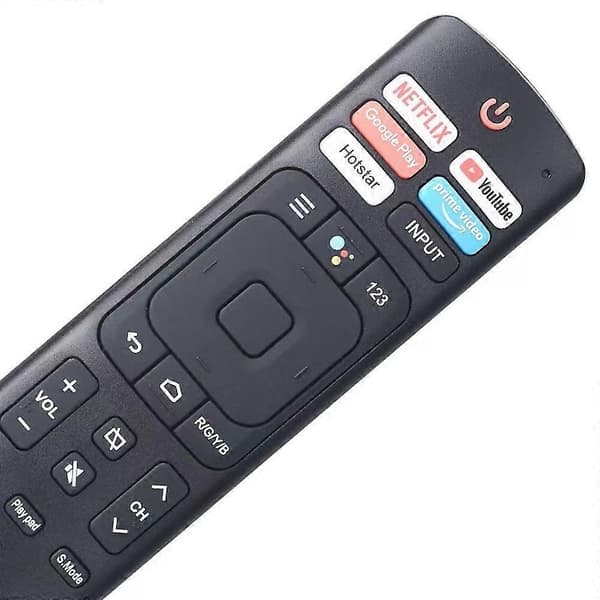 Typ A ERF3R69H Remote Control for Hisense TV Ergonomic ABS Handheld Controller