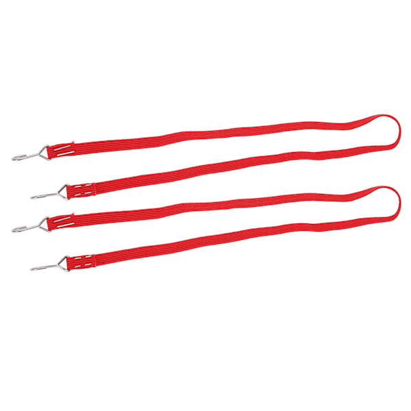 2 ST RC Elastiske Bagageremme Nylon Generelt RC Bungee Tie Down Snøre til Alle RC Biler Rød