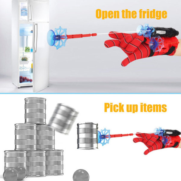 Spider Man hansker Spider Web Shooter Dart Launcher Toy