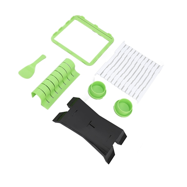 Sushi Making Kit i plast - Multifunktionell DIY Sushi Maker Rolling Kit för risbollar snacks