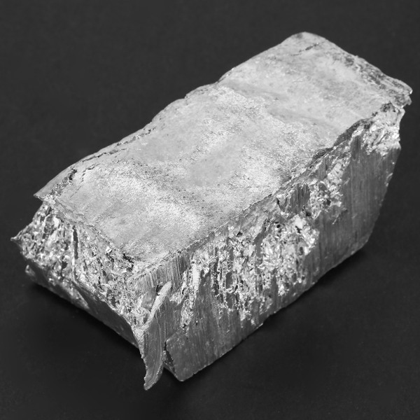 1 kg / 2,2 lb høj renhed 99,995 % zink Zn metal klumpblok prøve ingot
