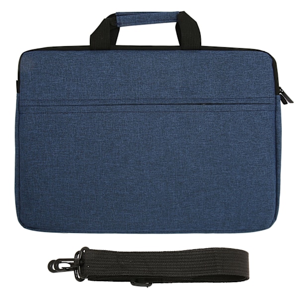 15,6 tums Laptopfodral Vattentätt Polyester Laptopväska Bärbar Notebook Skyddande Väska för Resa Affärsresa Mörkblå