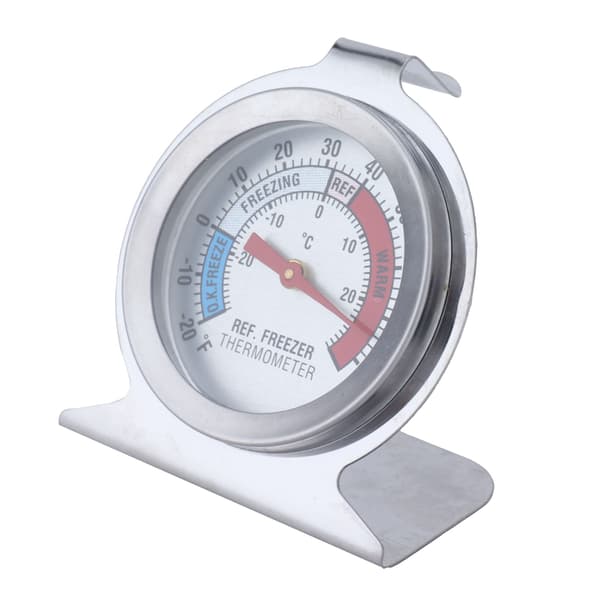 Kylskåpstermometer Rostfritt Stål Högprecisions Termometer för Hemrestauranger