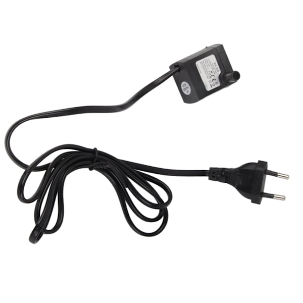 Mini Uppotettava Vedenpumppu Säädettävä Hiljainen IPX8 Vedenkestävä Suihkulähdepumppu Imukappaleella Akvaarioon EU-Pistoke 220‑240V