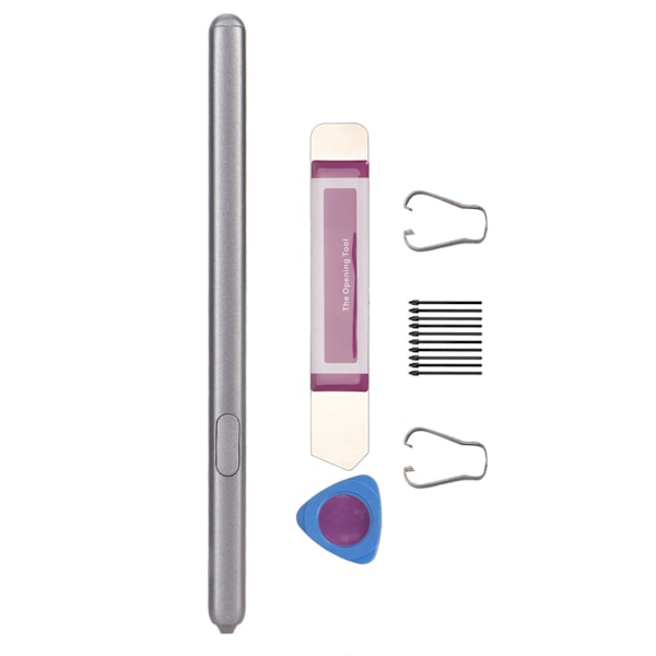 For Tab S6 Stylus Magnetisk 4096 Trykk Nøyaktig Slitesterk Smartpenn med 10 Spisser for 10,5 tommer SM T860 T8605 T866 Tablet Grå