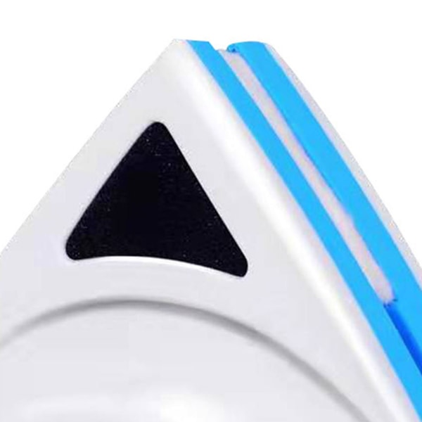 Dobbeltsidet magnetisk vinduespudser til P3-8mm glas - blå trekant