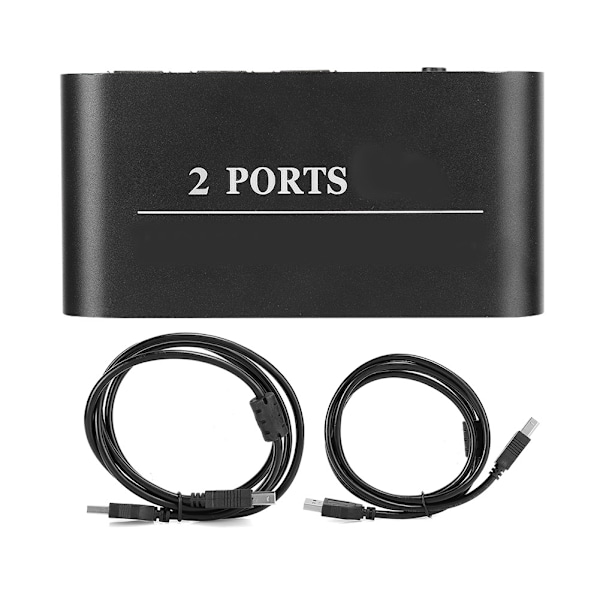 HDMI Switch Lille 2-i-1-ud 2-Port 4K Deling til USB Tastatur / Mus / Printer / Video