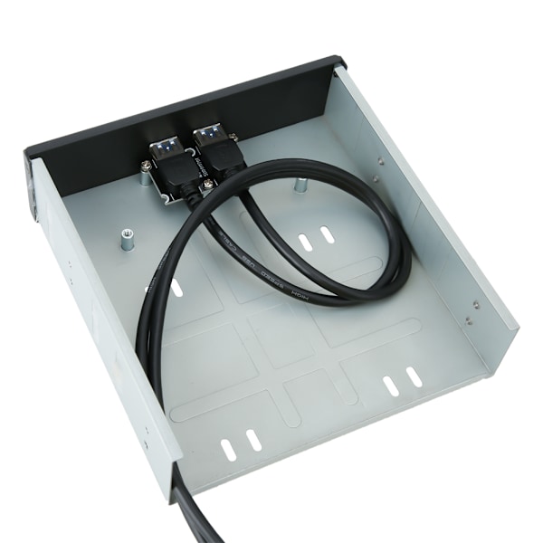 Höghastighets 20-Pin 2-Port USB 3.0 Hub Optisk Diskenhet Frontpanel