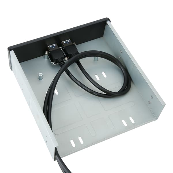 Højhastigheds 20Pin 2-ports USB 3.0 Hub Optisk Diskdrev Frontpanel