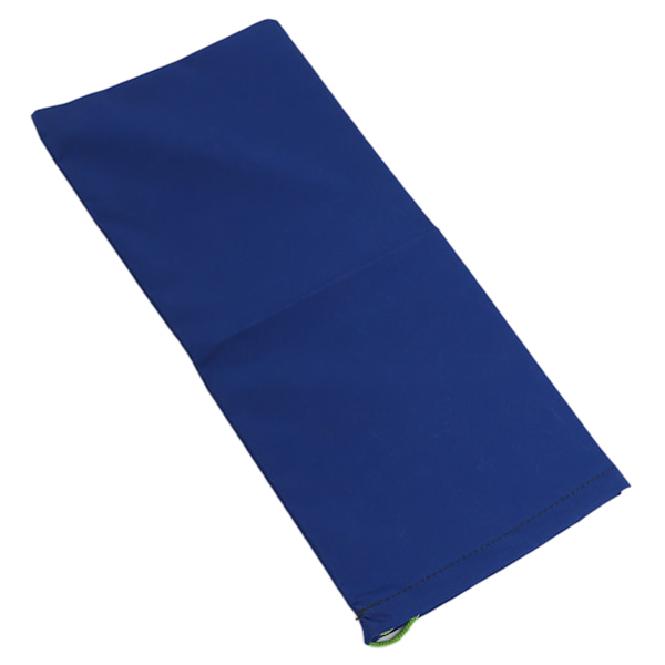 10 stk. bøyelige flomsandsekker, tomme, tykkede 600D polyester, bøyelige snor-flomkontrollposer for dør, garasje, kjeller, mørkeblå