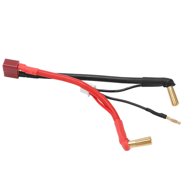 RC-auto T-liitin naaras 90° 4MM bana-liitin uros -kaapeli 2 mm päällä RC-liitäntäjohto 2S 7,4V litiumakulle
